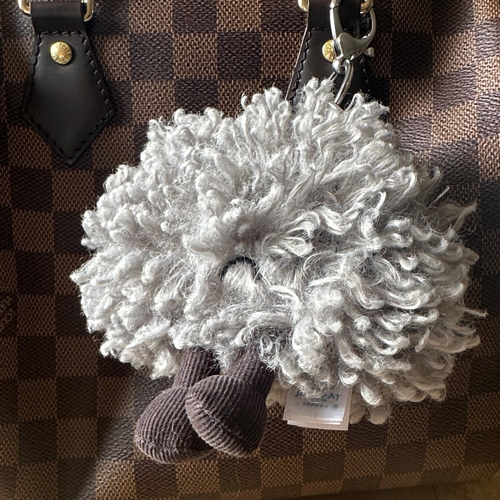 Jellycat cloud keychain bag charm